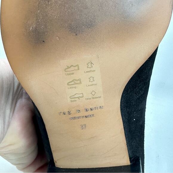 rag & bone ICON Rover Black Suede Bootie - Picture 10 of 14